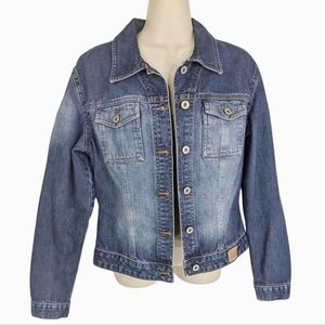 VINTAGE Guess Classic Jean Jacket Made in Brazil Sz L
